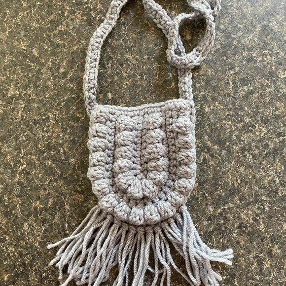Crochet Boho Toddler Purse - Picture 4 of 8